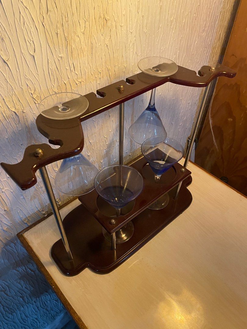 Wood Wine Glass Rack (Category: Other Kitchenware & Tableware) located in Paranaque City. Submitted by jccmps (Listing ID 1305600073, Image 2). Description: Wood Wine Glass Rack fit 6 glasses 2 wine comes with the cocktail glasses Paranaque 📍.