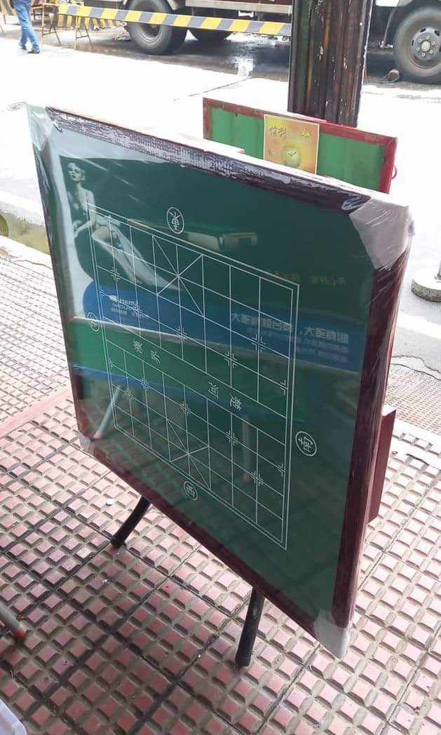 Wooden Mahjong table foldable with Paded Top surface (Category: Tables & Sets) located in Manila. Submitted by julieggggg (Listing ID 1305519806, Image 1). Description: table size 84 by 84cm standard size with drawers and ashtrays on every side of the table thick metal legs.