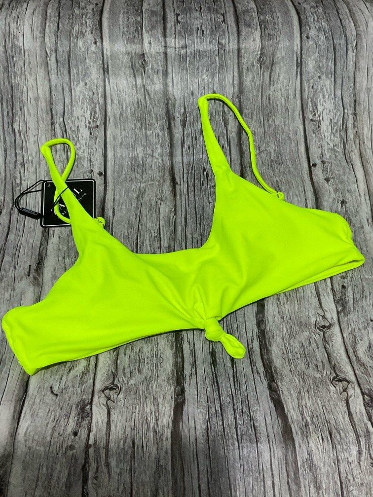 Zaful neon green bikini on sale