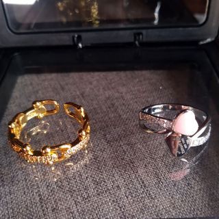 18k Tiffany Ring Silver and Gold