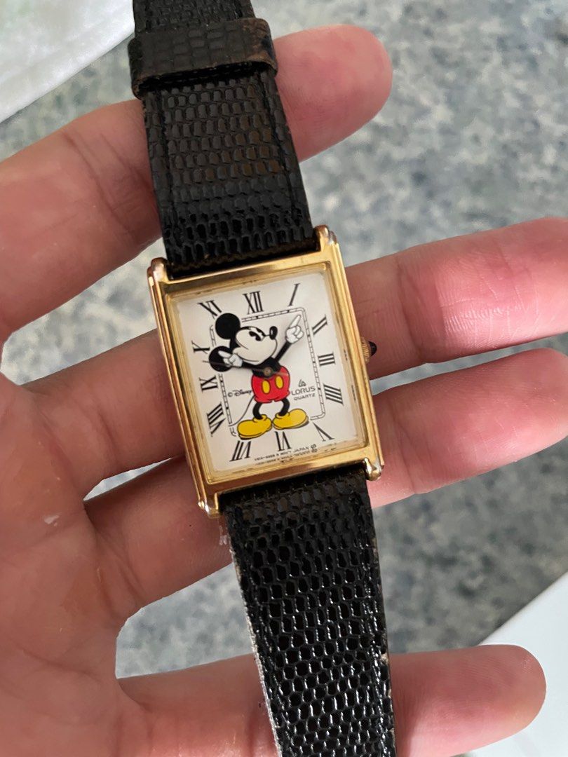 Lorus seiko mickey mouse watch clearance