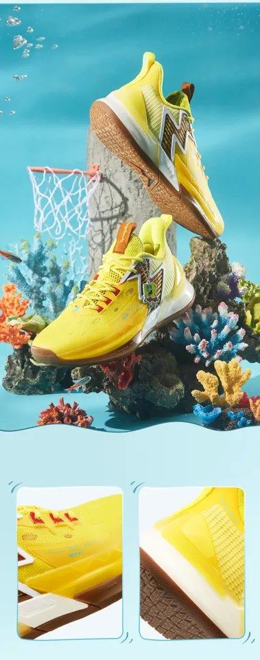 361 degrees Big 3 4.0 Switch Pro Spongebob Shoes (Category: Sneakers) located in Manila. Submitted by 30secondstomas (Listing ID 1305683885, Image 1). Description: Brand New Size US 10 EU 44 Spongebob Squarepants collaboration ON HAND Complete with Spongebob Keychain.