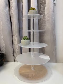 5 Layered Acrylic Cupcake Stand