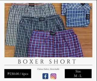 6pcs Boxer Shorts