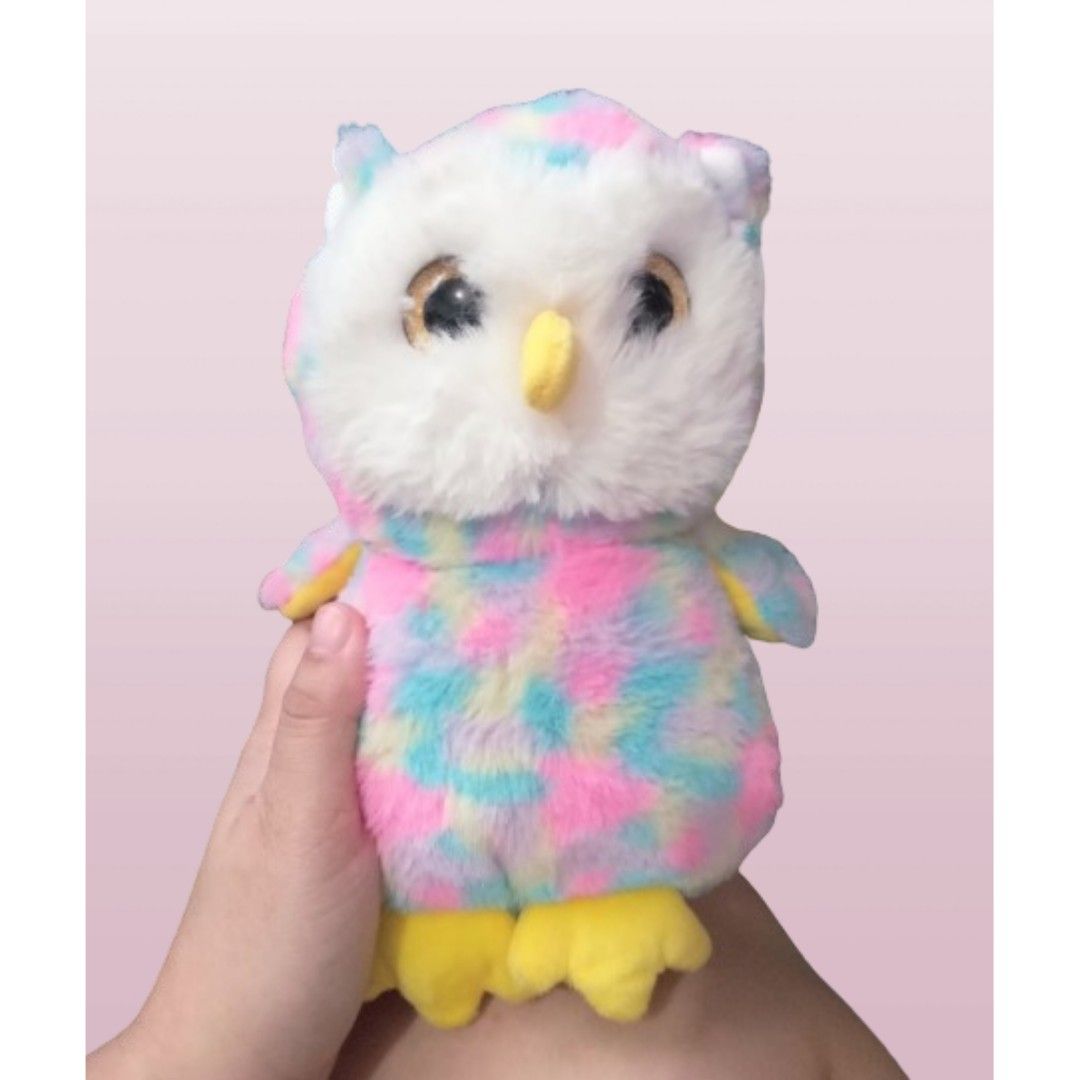 80 off. Toy Kingdom Rainbow Owl Plush Stuffed Toy. Hobbies Toys Toys Games on Carousell