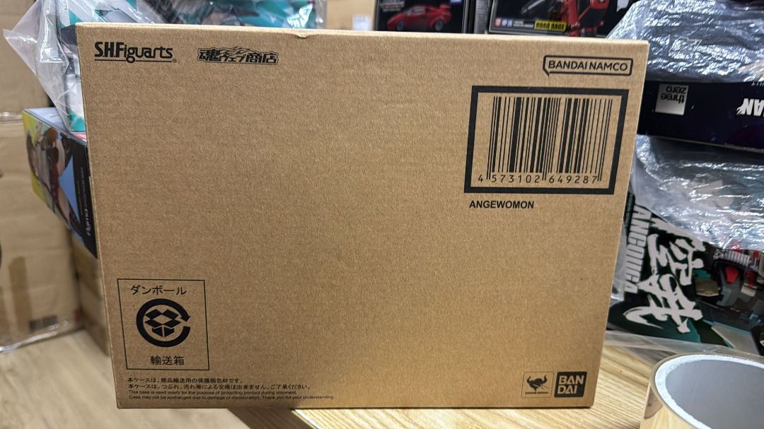 sold 全新 Bandai s.h.figuarts Shf Angewomon Digimon 天女獸 數碼暴龍, 興趣及遊戲, 玩具 ...