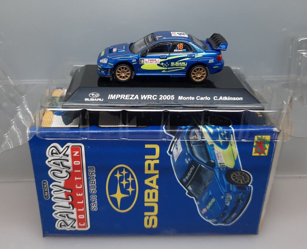 絕版 CMs Rally Car Collection SUBARU 1:64 三盒, 興趣及遊戲, 玩具 & 遊戲類 - Carousell