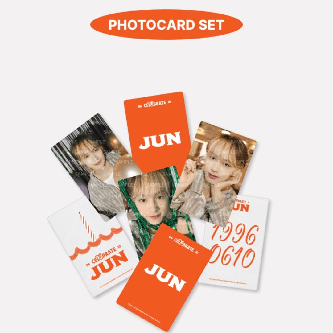 (預訂) Happy Jun day birthday box ver.3｜ seventeen小卡專輯 Jun小卡 Jun生日禮盒