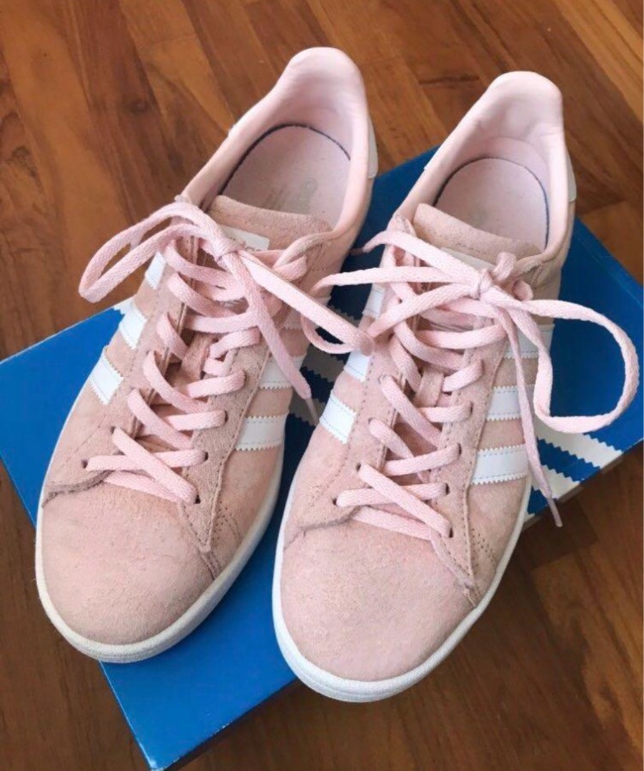 Adidas Campus Ice Pink Sneakers Women s Fashion Footwear Sneakers on Carousell