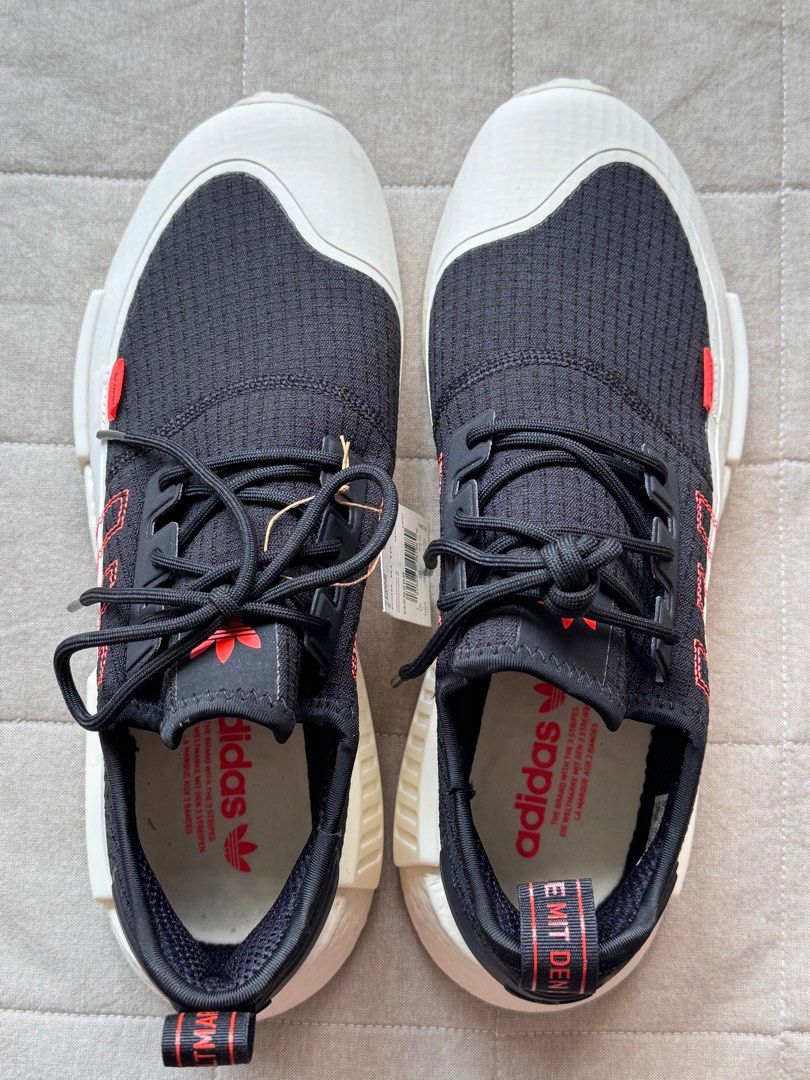 Adidas NMD R1 Black Cream White Brand New. No box Carousell