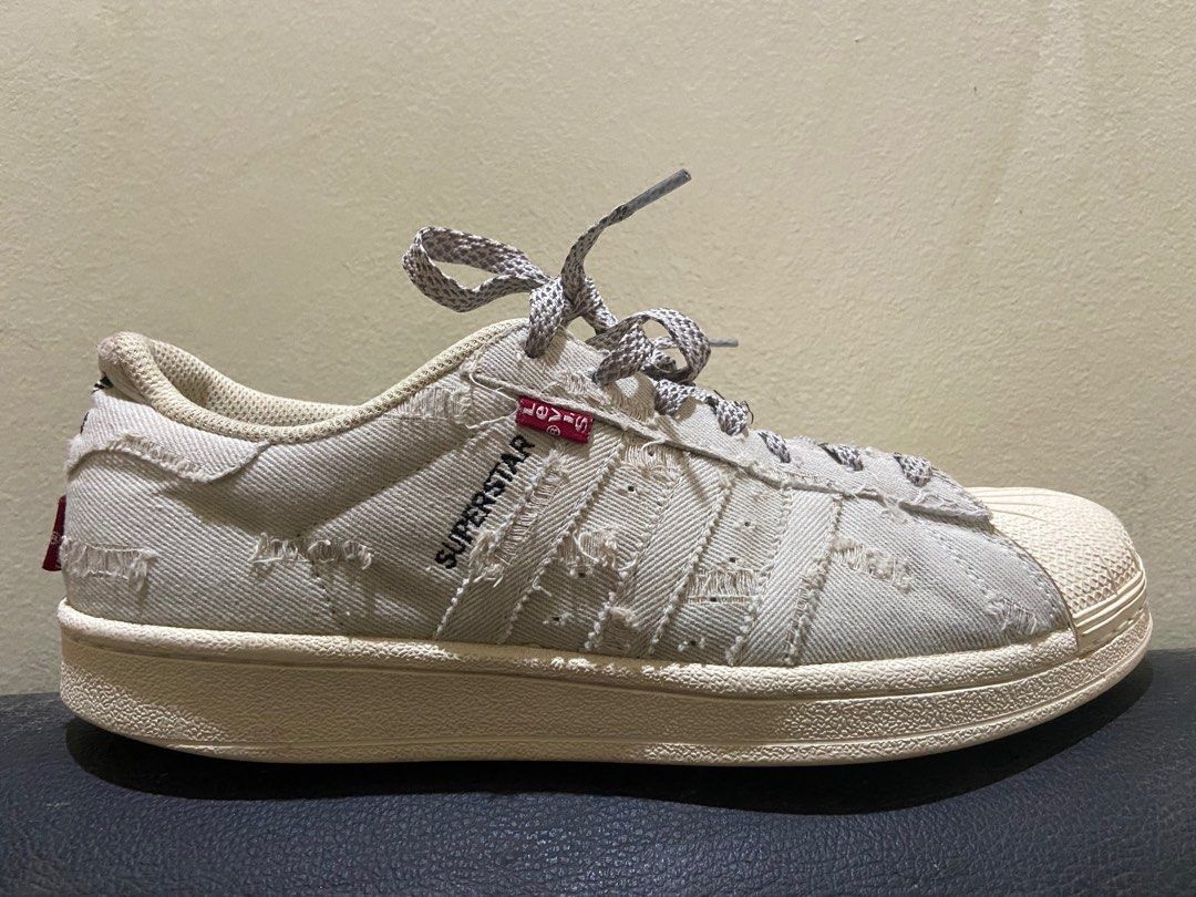 Adidas superstar levis hotsell