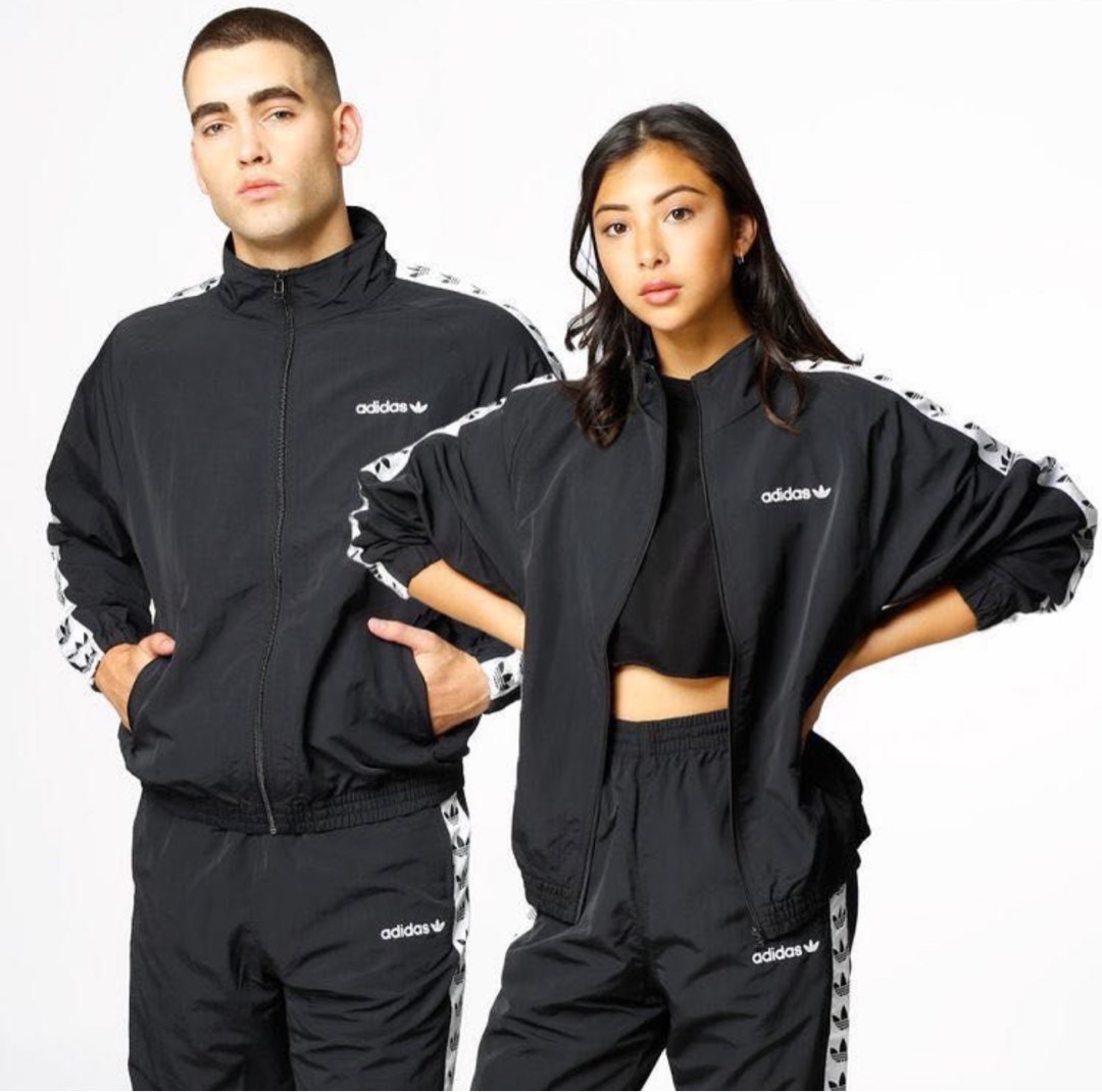 Adidas TNT Tape Windbreaker Jacket Men s Fashion Activewear on Carousell