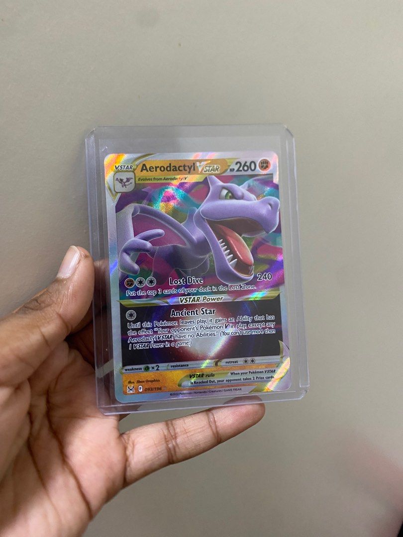 pokemon tcg lost origin 093 196 aerodactyl vstar card Pokemon TCG main image 0