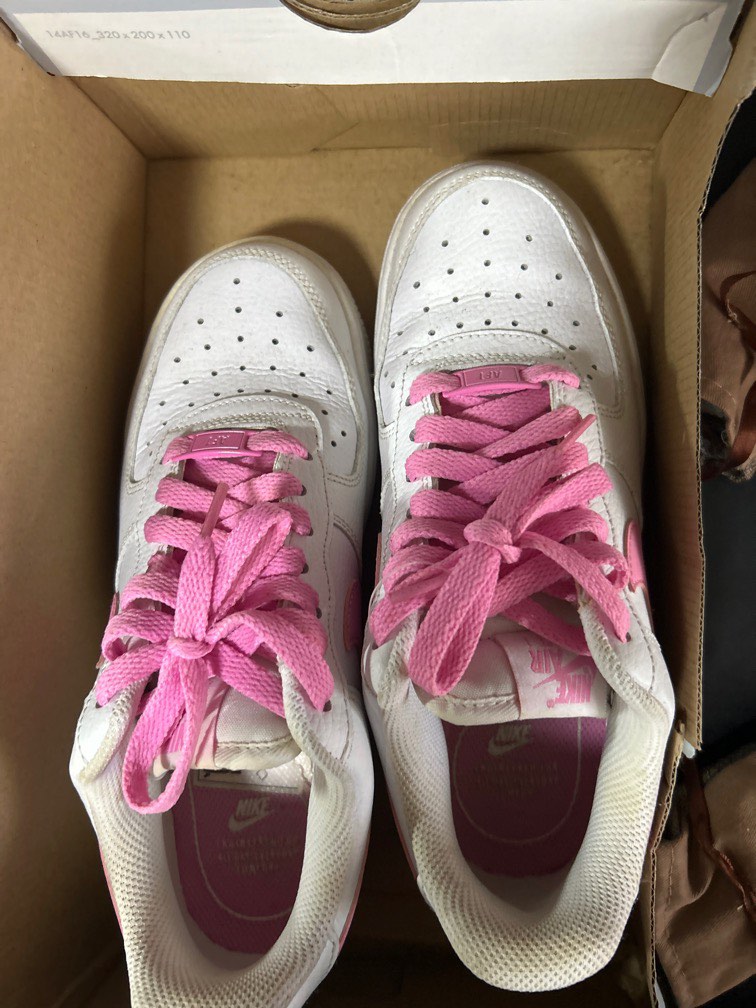 Air Force One Pink Nike tick
