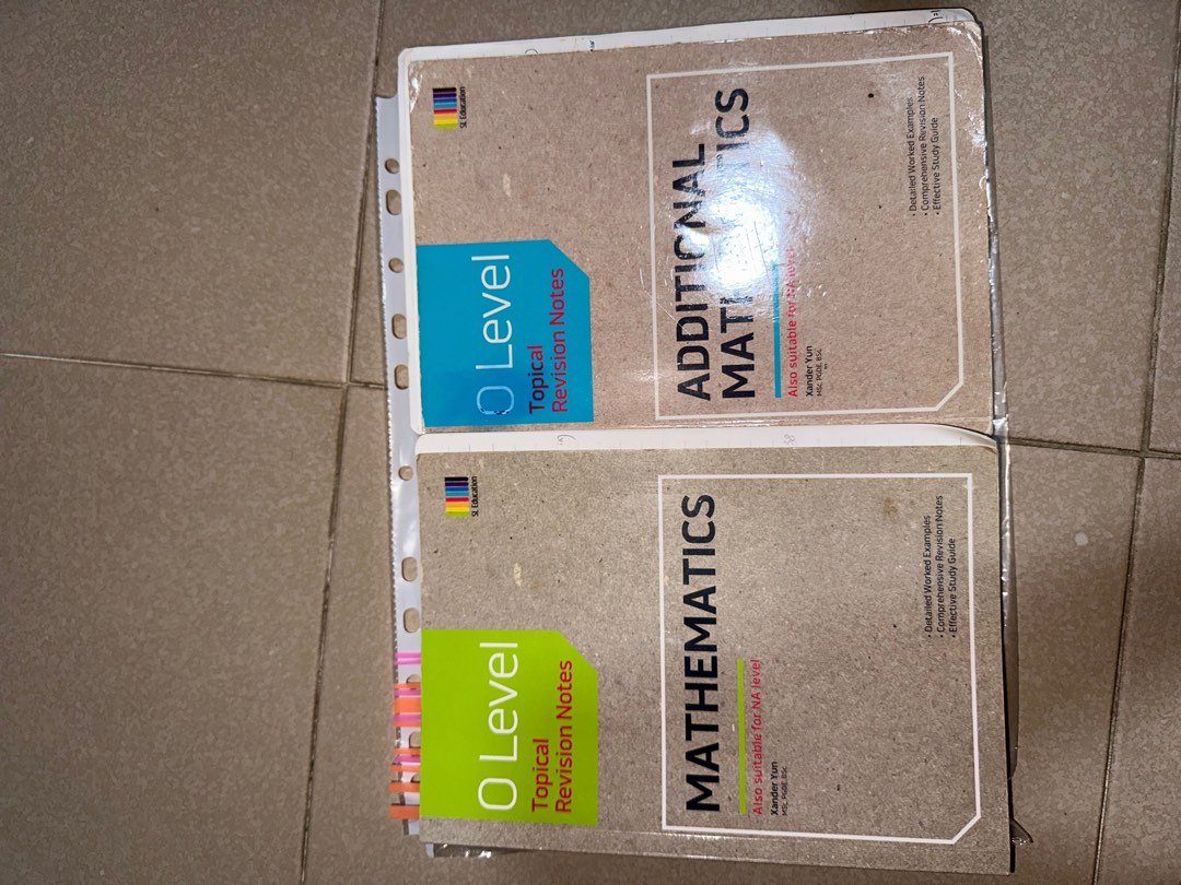 Amath and Math OLevel Notes, Hobbies & Toys, Books & Magazines ...