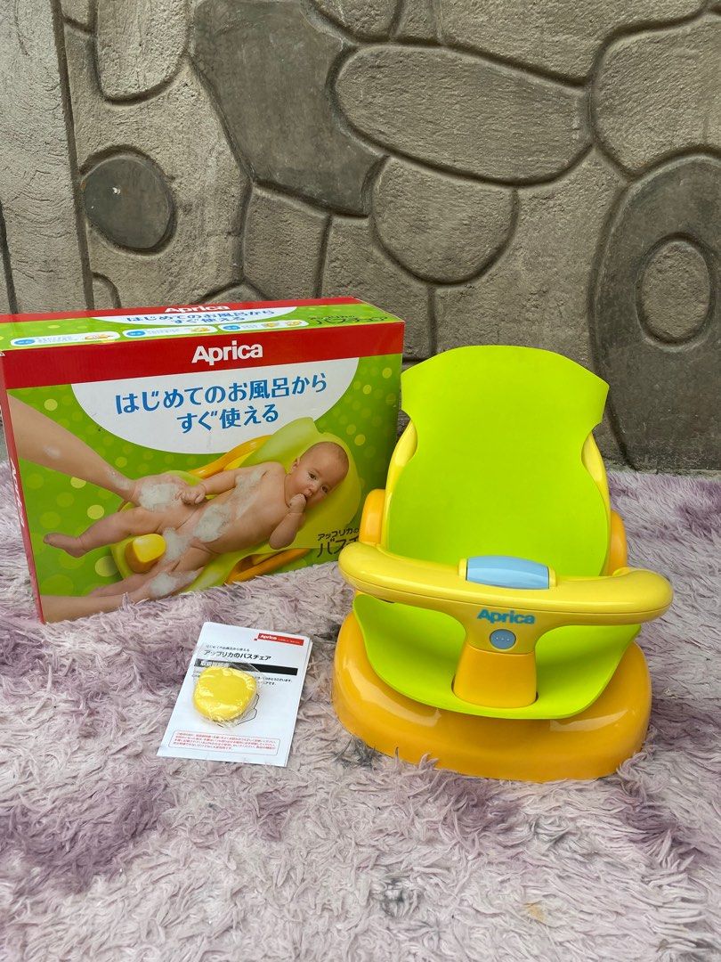 Aprica Bath Chair (Category: Bathtub & Bath Accessories) located in Manila. Submitted by avalanchesonlineshopmainacount (Listing ID 1305761753, Image 1). Description: .