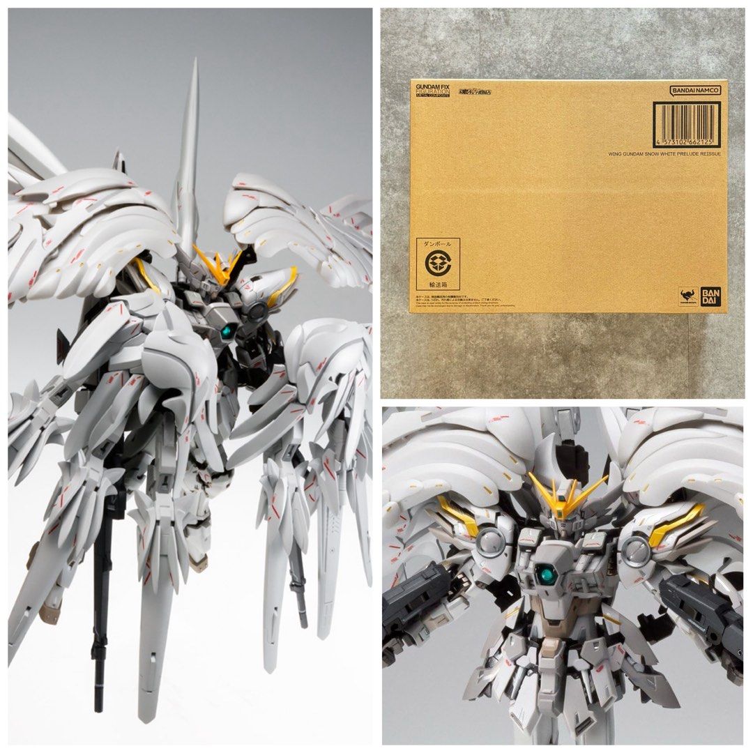 G.F.F.M.C WING GUNDAM  WHITE (再販版) GFFMC Wing Gundam Snow White Prelude (15th Anniversary
