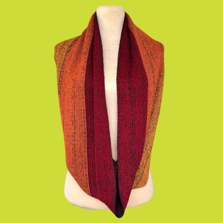 Beams Heart Multicolored Knit Infinity Scarf