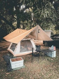 Beige Camping Tent TARP awning sunshade waterproof Brandnew 3x3 and 3x4.5 meters