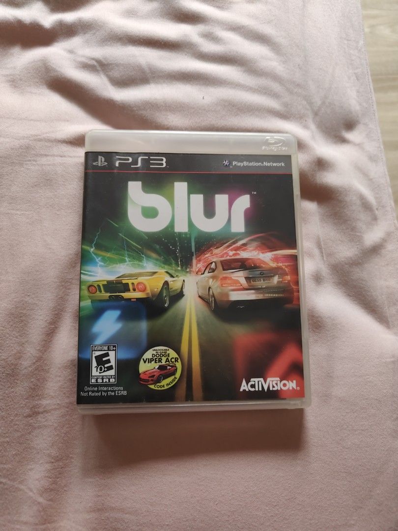 Blur game comes with dodge viper to claim, Video Gaming, Video Games,  PlayStation on Carousell