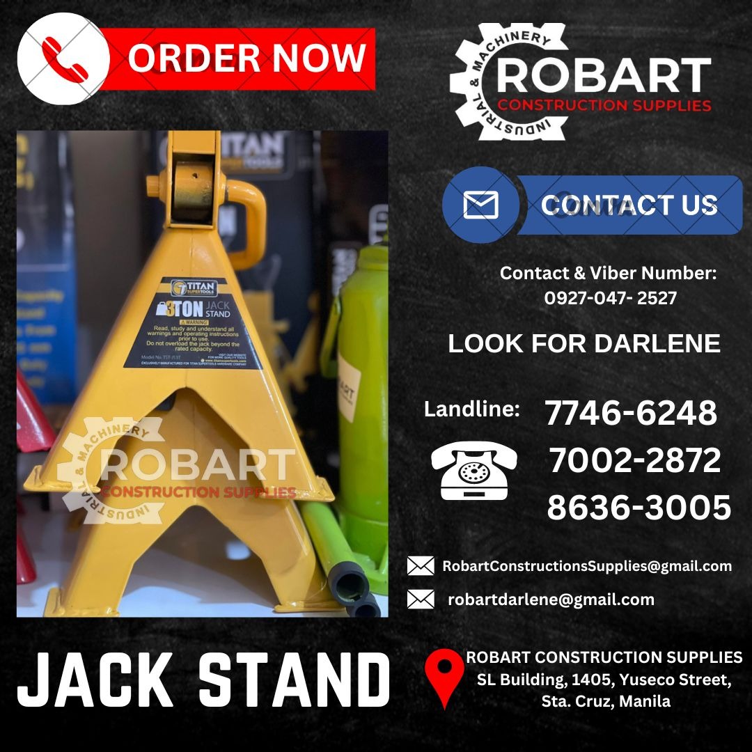 BRANDNEW JACK STAND, Commercial & Industrial, Construction Tools ...