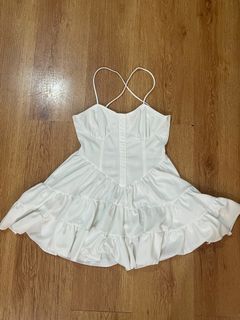 BSCO White Mini Corset Dress