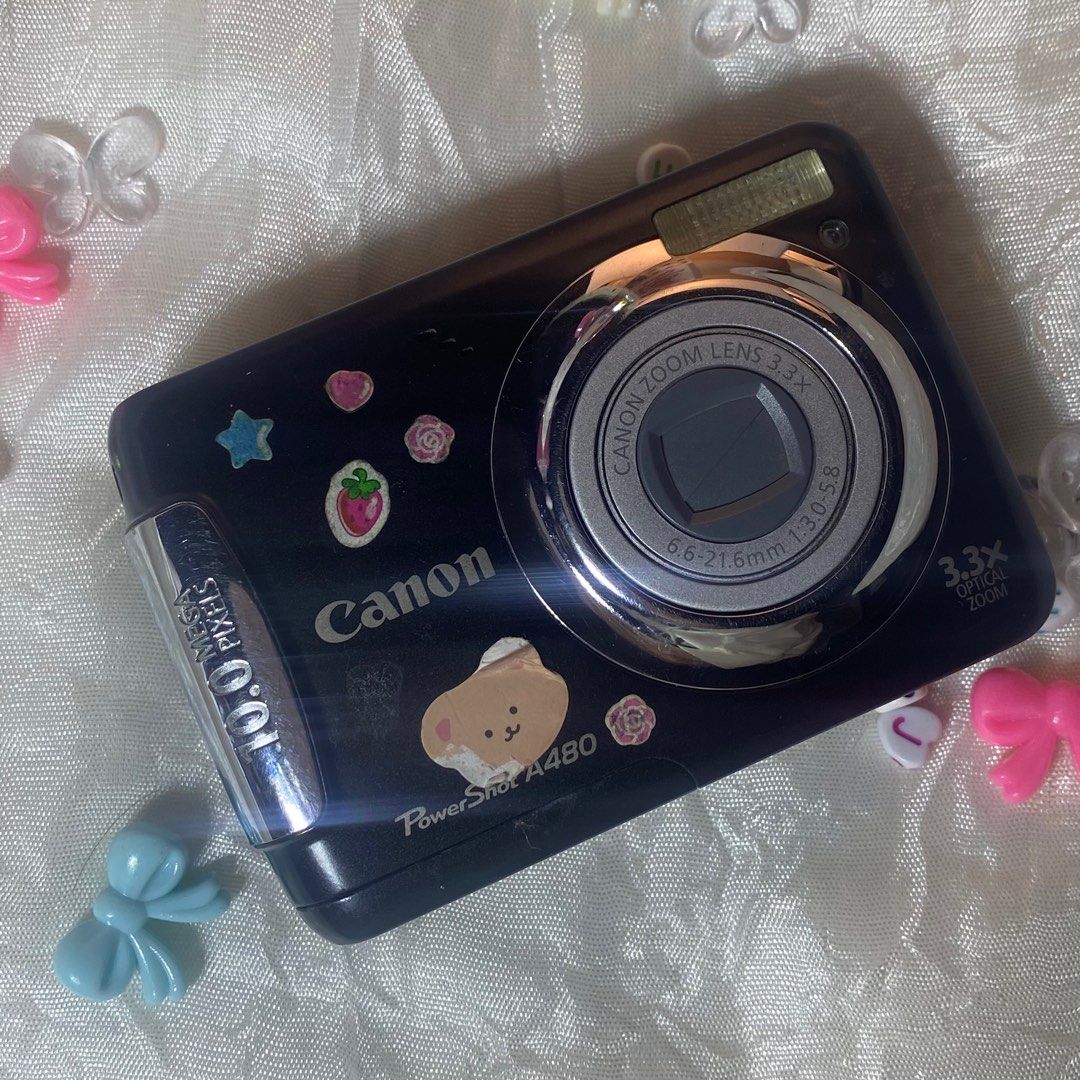 Canon DigiCam (Category: Cameras) located in Muntinlupa City. Submitted by yvnmrk (Listing ID 1305801075, Image 1). Description: #DCMPHForSale ✶ . . . wts · lfb · ph ✶ 𓂋 Canon PowerShot A480 🎀 ╰ NOT READY TO USE REPAIR FIRST BUT FUNCTIONAL ╰ 850 PHP ( negotiable ) ╰ 3.3x optical zoom ╰ 10 megapixels ╰ flash n zoom working ╰ all buttons working ╰ UNIT ONLY! ╰ uses 2AA battery + SD card ! ╰ will send more sample shot to sure buyer 💘 ‼️ISSUE ‼️ -
