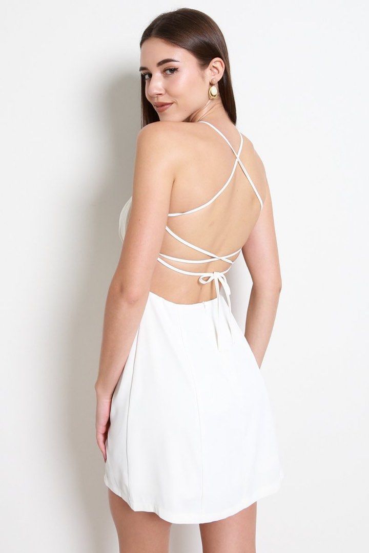 Low back skater dress 2025
