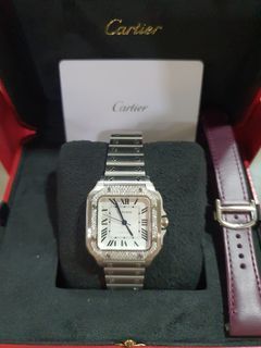 Cartier Santos Diamond Bezel