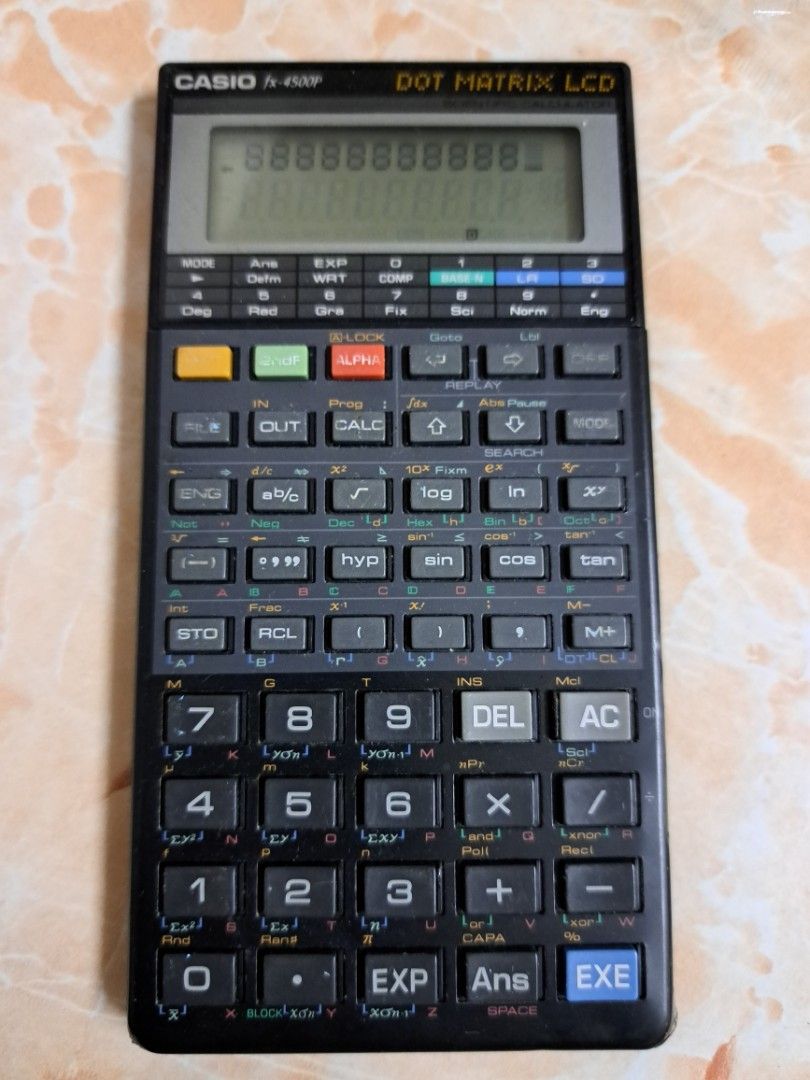Casio fx 891 ex top