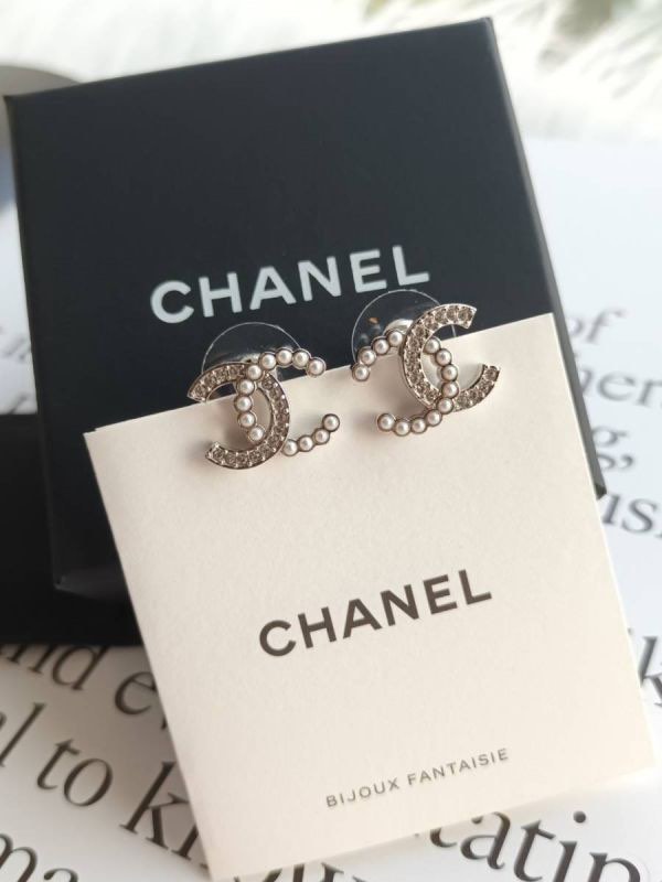 Chanel bijoux fantaisie earrings sales