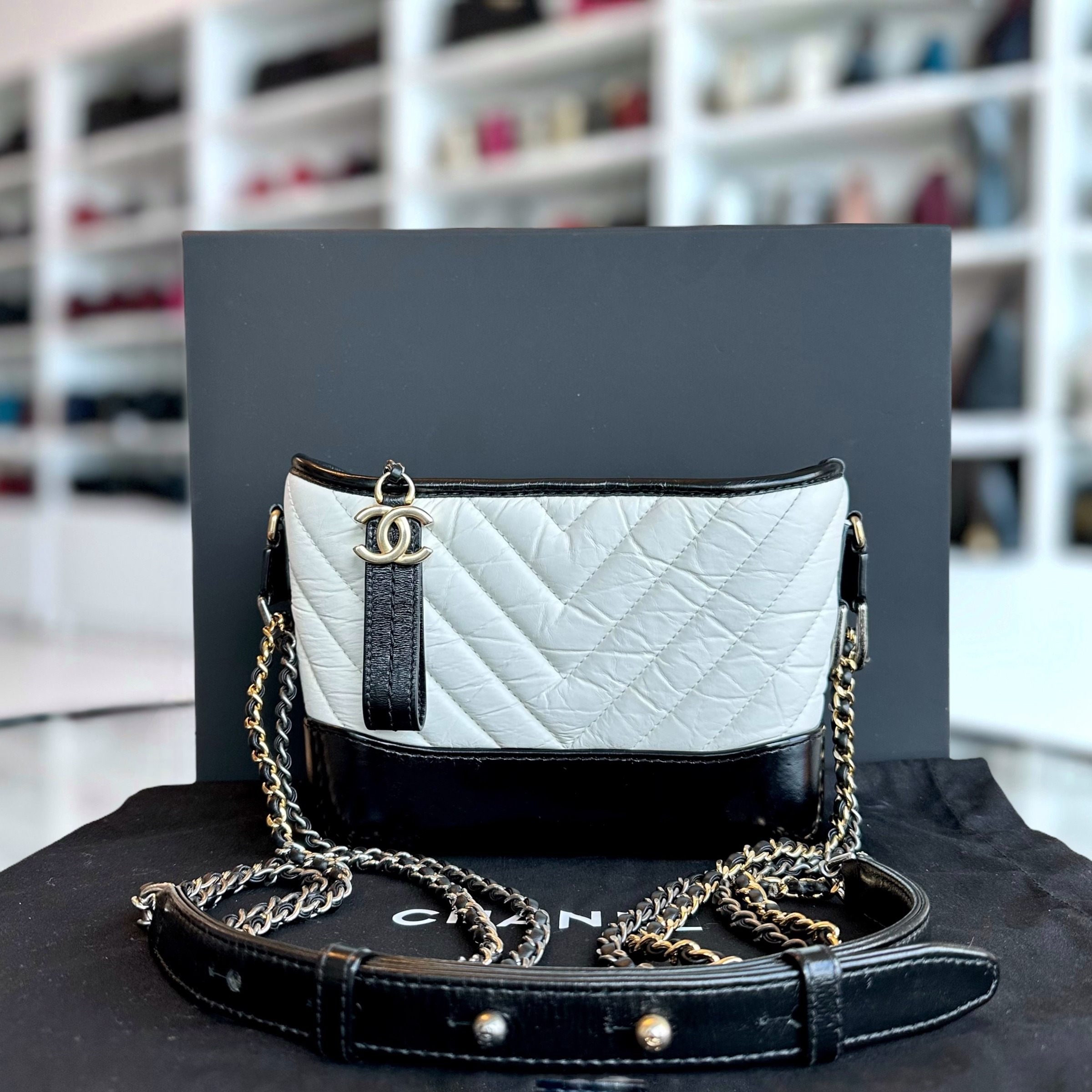 Chanel gabrielle small hobo black new arrivals