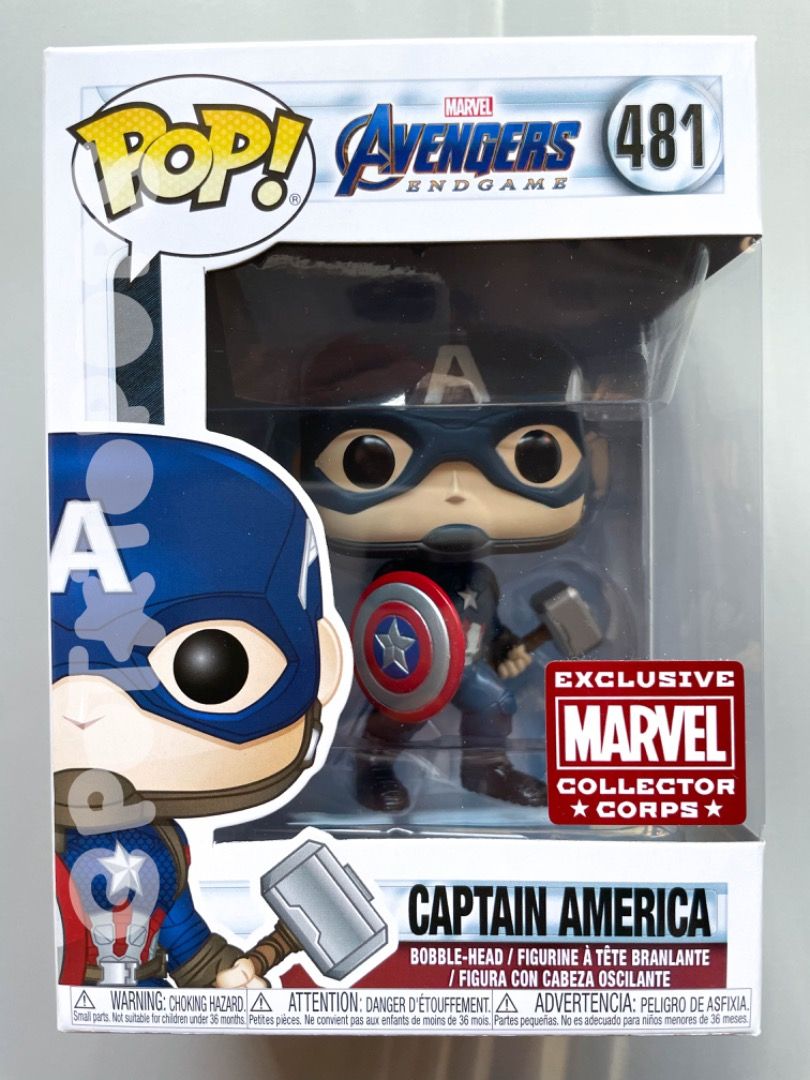 Funko pop captain america with mjolnir hotsell
