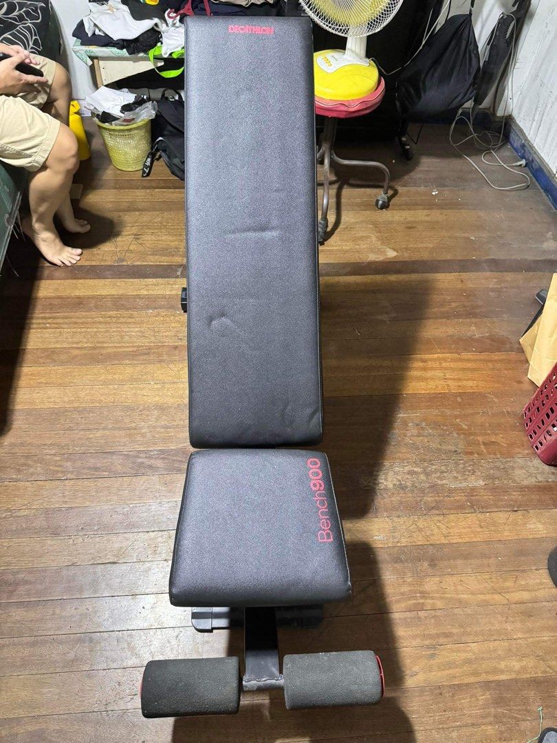 Decathlon Weight Bench Flat Inclined Sports Equipment Exercise Fitness Toning Stretching Accessories on Carousell