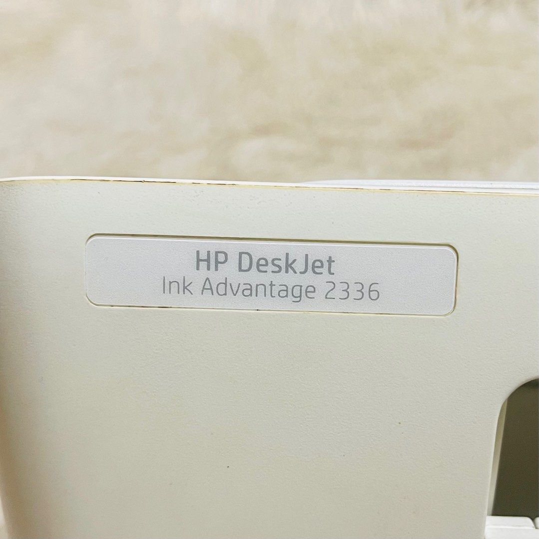 DeskJet Ink Advantage 2336 All-in One Printer (Category: Printers, Scanners & Copiers) located in Manila. Submitted by jinariii (Listing ID 1305829810, Image 2). Description: ▫️Well used ▫️Personal printer ❗️Not printing, not sure anong issue. No time to have it check since then ▫️comes with box 🤝open for swap 💰MOP: BPI | Maribank | MAYA | GCash.