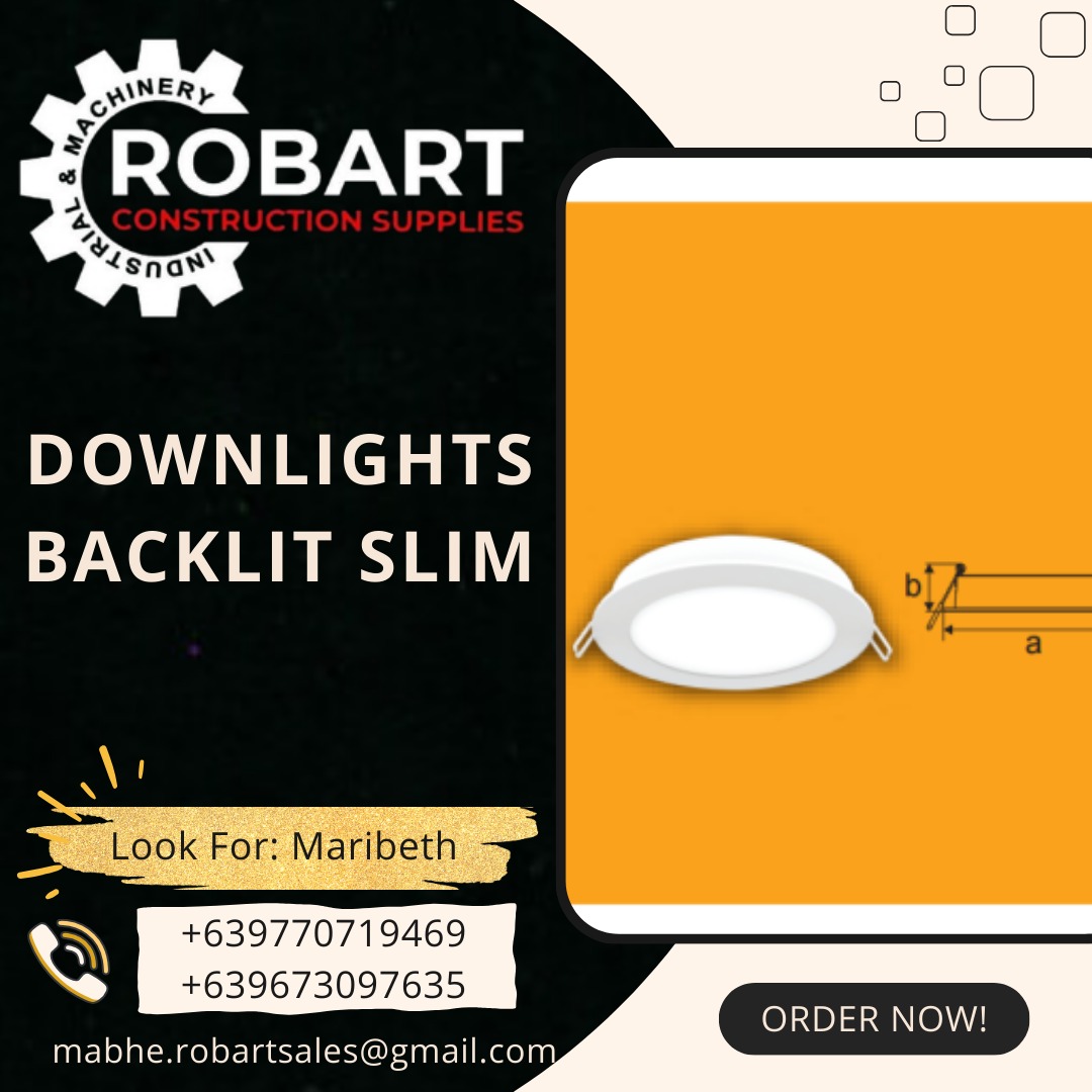 DOWNLIGHTS Backlit Slim Model: EDL218006DL Specs: 6watts, Commercial ...