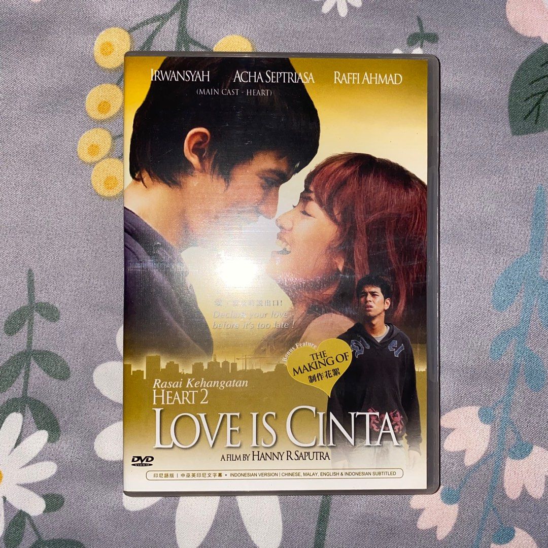 DVD Love Is Cinta, Hobbies & Toys, Music & Media, CDs & DVDs on 