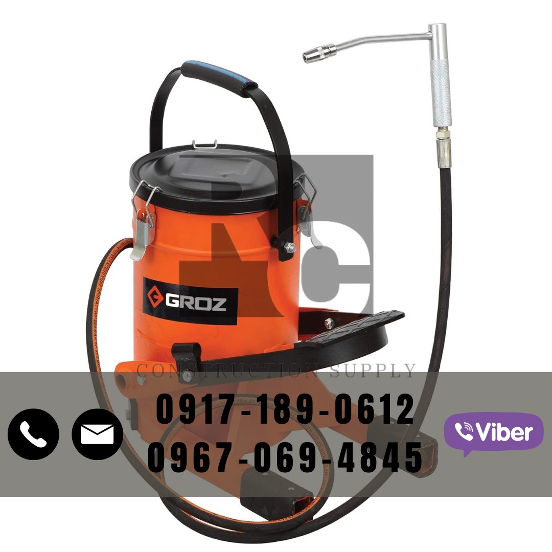 Groz Foot Operated Grease Pump Commercial Industrial Construction