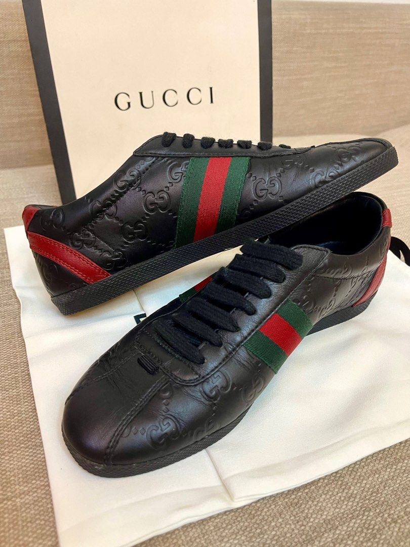 Gucci black ace sneakers clearance