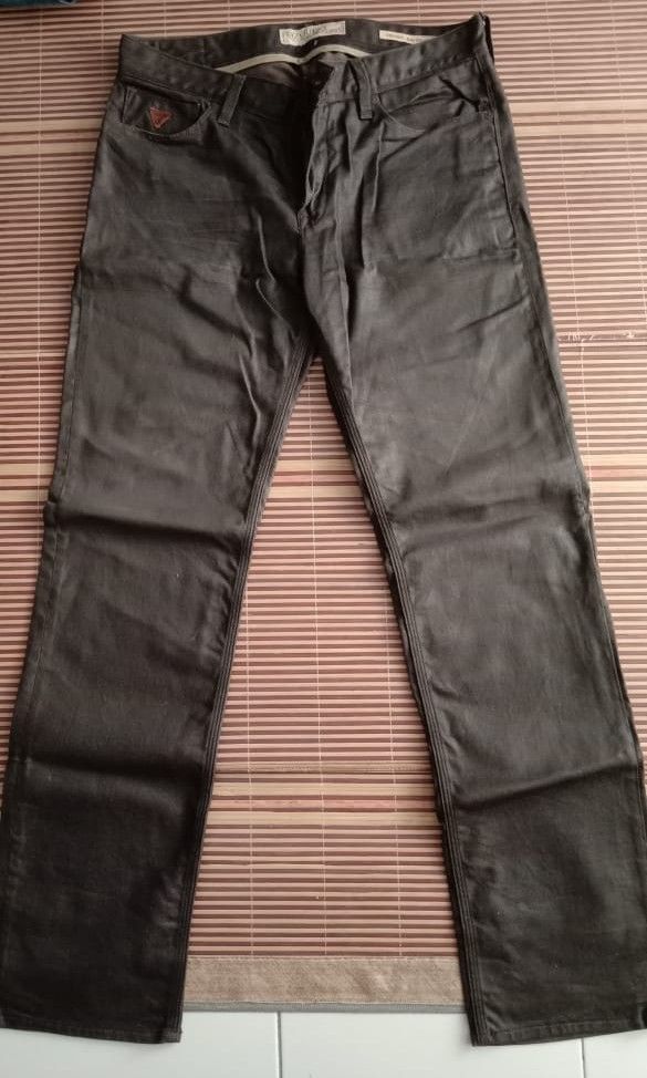 Guess Lincoln Slim Straight jeans for men size 33 brown Men s Fashion Bottoms Jeans on Carousell
