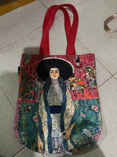 GUSTAV KLIMT Adele Bloch-Bauer BELGIAN Tapestry Woven Hand Finished Tote Shoulder Bag