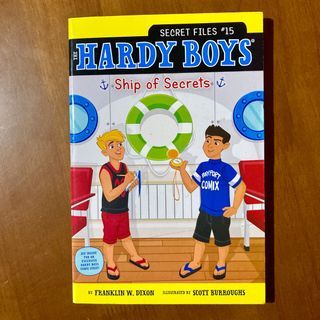 Hardy Boys Secret Files #15: Ship of Secrets by Franklin W. Dixon, Illustrated by Scott Burroughs (Aladdin / Juvenile Fiction / Mystery)