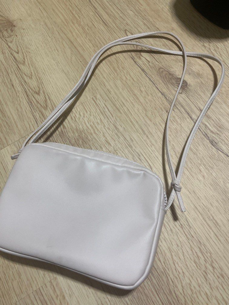 H&m White Over The Shoulder Bag H&M White Shoulder And Sling