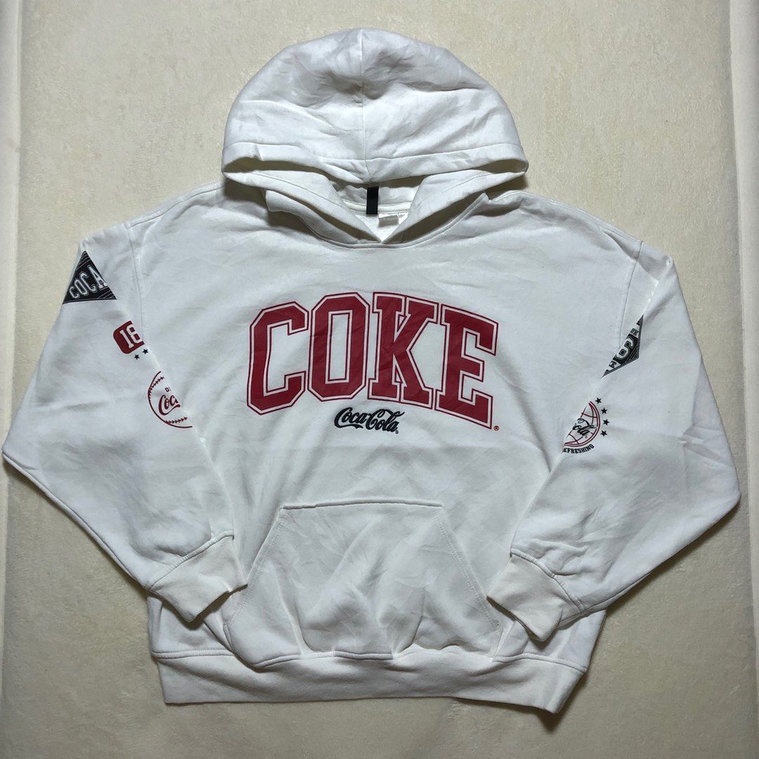 H M x Coca Cola Big Logo Hoodie