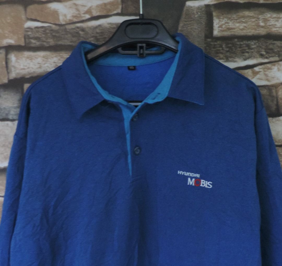 Hyundai Mobis Inner Polar Longsleeve Polo Shirt Second Branded