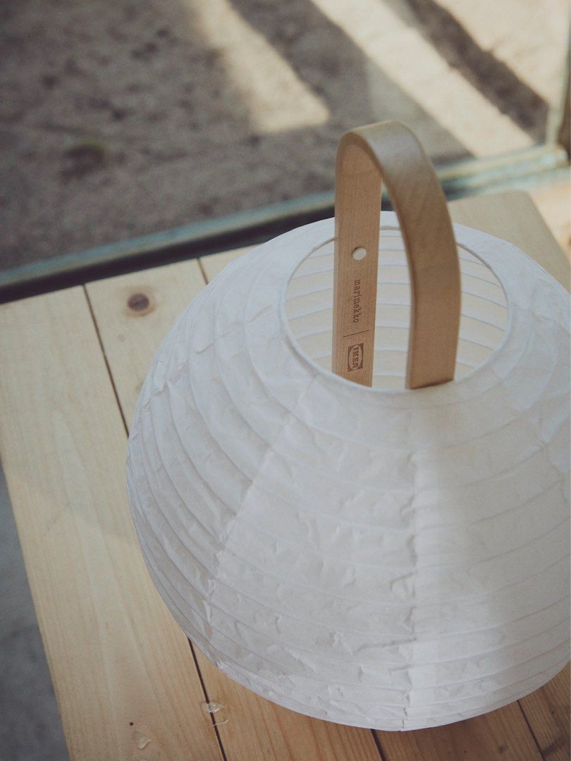 新品　イケア　マリメッコ　BASTUA ランタン Ikea x marimekko BASTUA LED lantern, Furniture & Home Living