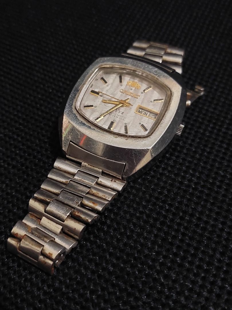 jam tangan orient automatic 21 jewels vintage RANTAI LEPAS