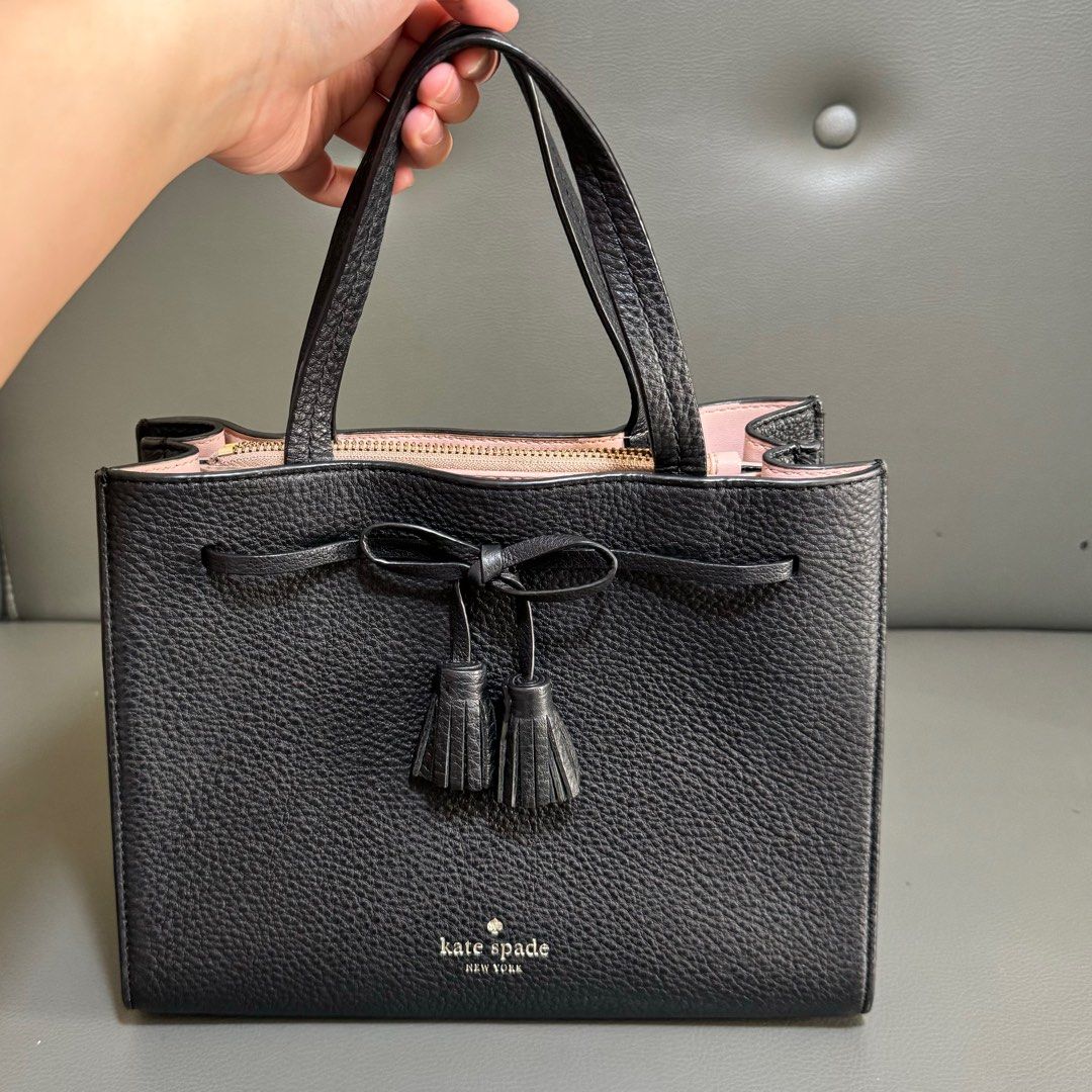 Kate Spade Hayes Small Satchel Black Bag Barang Mewah Tas Dompet di Carousell