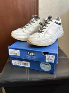 Keds White Leather Sneakers with receipt (size 36 eu)