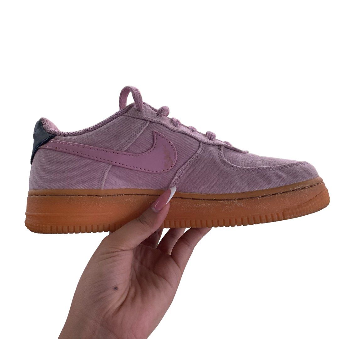 Lilac Purple Pink Nike Air force 1 Gumsole Women s Fashion Footwear Sneakers on Carousell